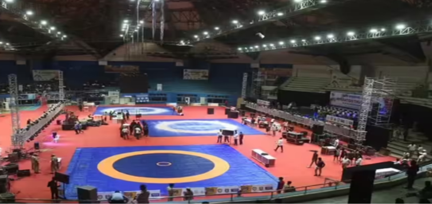 Wrestling Podium and Mats16